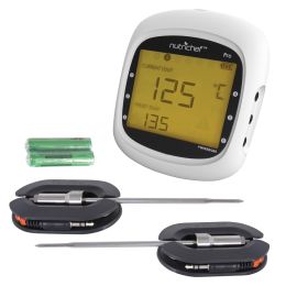 NutriChef PWIRBBQ80 Smart Bluetooth BBQ Grill Thermometer