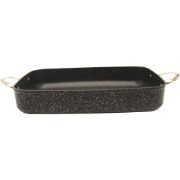 THE ROCK by Starfrit 060735-003-0000 THE ROCK by Starfrit Oven Dish with Stainless Steel Handles (10-Inch x 13-Inch x 2.5-Inch, Square)