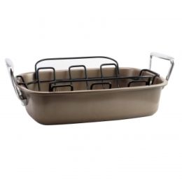 Gibson Home Harvest Nonstick Roaster with Rack