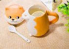 Cute Animal Pattern Cup Ceramics Coffee Mug 400ml For Friends Or Yourself, Dog(A