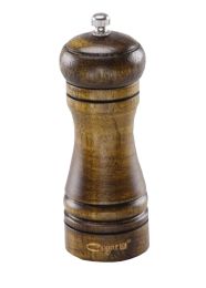 5.7'' High Oak Pepper Mill Grinder Spice Cruet Creative Kitchen Tool Supplies