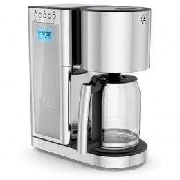 Russell Hobbs Glass 8 Cup Coffeemaker in Silver and Stainless Steel