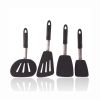 Set of 4 Silicone Spatula Turners Heat Resistance Silicone Cooking Spatulas Cooking Utensils - 4-PC