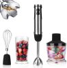 KOIOS 800W 4-in-1 Multifunctional Hand Immersion Blender - Black