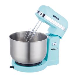 Brentwood Appliances SM-1162BL 5-Speed Stand Mixer with 3-Quart Stainless Steel Mixing Bowl (Blue) - BTWSM1162BL