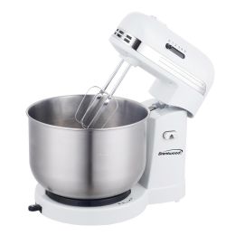 Brentwood Appliances SM-1162W 5-Speed Stand Mixer with 3-Quart Stainless Steel Mixing Bowl (White)(D0102HXLGVG)