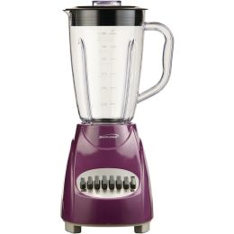 Brentwood Appliances JB-220PR 50-Ounce 12-Speed + Pulse Electric Blender with Plastic Jar (Purple) - BTWJB220PR