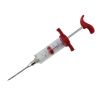 Lightweight Meat Injector Syringe Meat Syringe Marinade Injector for Marinade Flavor Holiday Dinners Restaurant - red