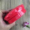 Non-Stick Handheld Burger Press Patty Maker Adjustable Hamburger Meat Press Burger Mold Kitchen Gadget Tool Portable Homemade Burger Presser - red