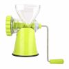 Meat Mincer Manual Meat Grinder Hand-Cranked Suction Base for Home Kitchen Grind Meat Sausage Cookies Vegetables - green