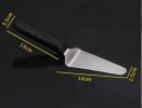 Stainless Steel Cooking Shovel with Plastic Handle for Food Service [E](D0101HRD67U)