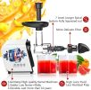 Koios B5100 Masticating Juicer with Reversible and Quiet Motor - Black&White
