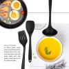 10-Piece Cooking Utensils Set Kitchen Utensil Including Silicone Spatula, Non-Stick, Non-Scratch, Cooking Utensils Set - 10-PC