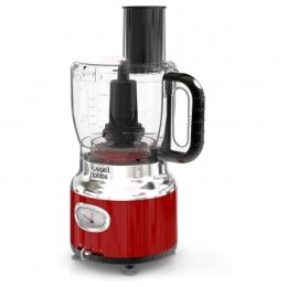 Russell Hobbs Retro Style 8 Cup Food Processor in Red