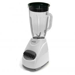 Brentwood 12 Speed Blender with Plastic Jar in White
